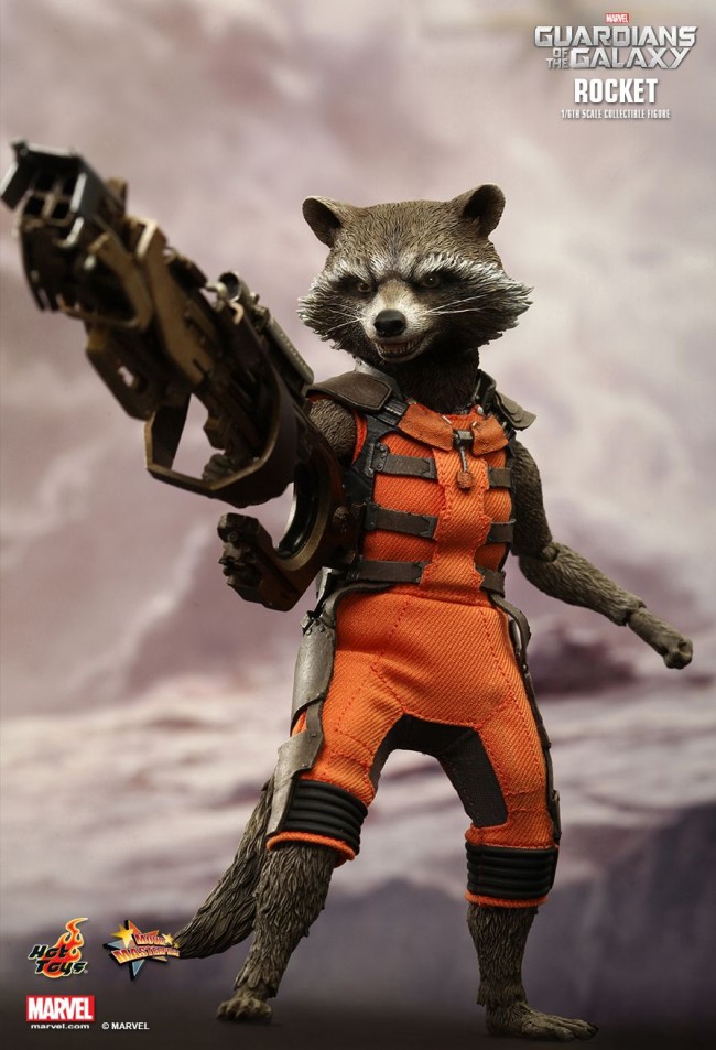 Rocket Raccoon - Guardians of the Galaxy - Hot Toys - 1/6th Scale
